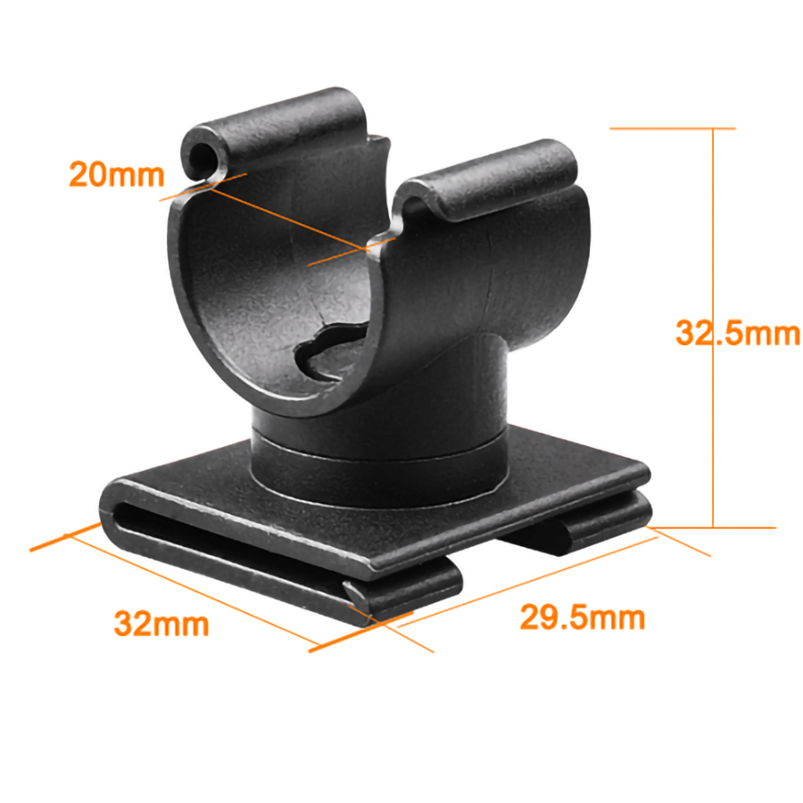 OrcaTorch MX05 Mask Mount For D560 Torch Dimensions