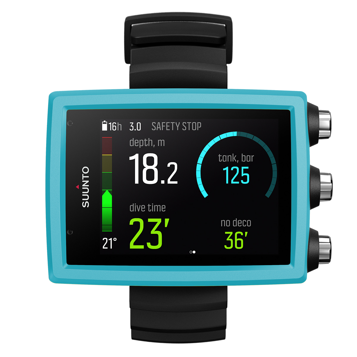 Suunto Eon Core Dive Computer Aqua Blue Front