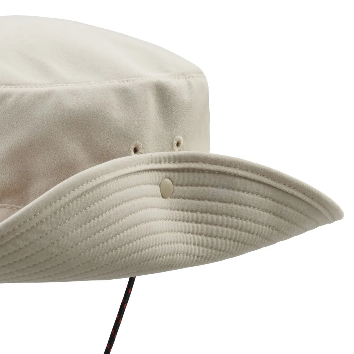 Musto evo fast drying brimmed hat light stone brim folded