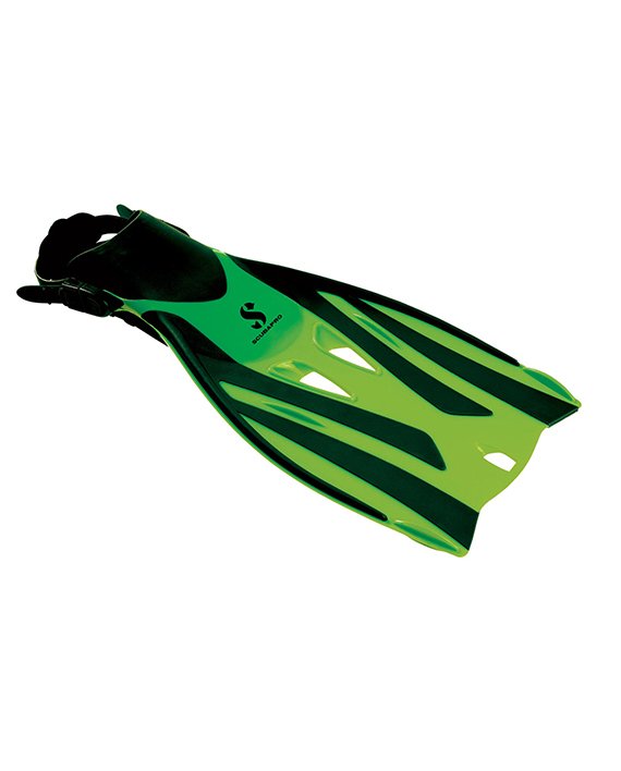 scubapro snorkel plus kids fins green