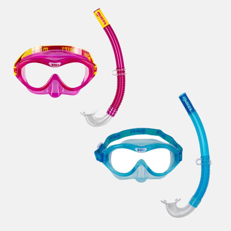 MARES DILLY MASK + SNORKEL SET PINK & BLUE