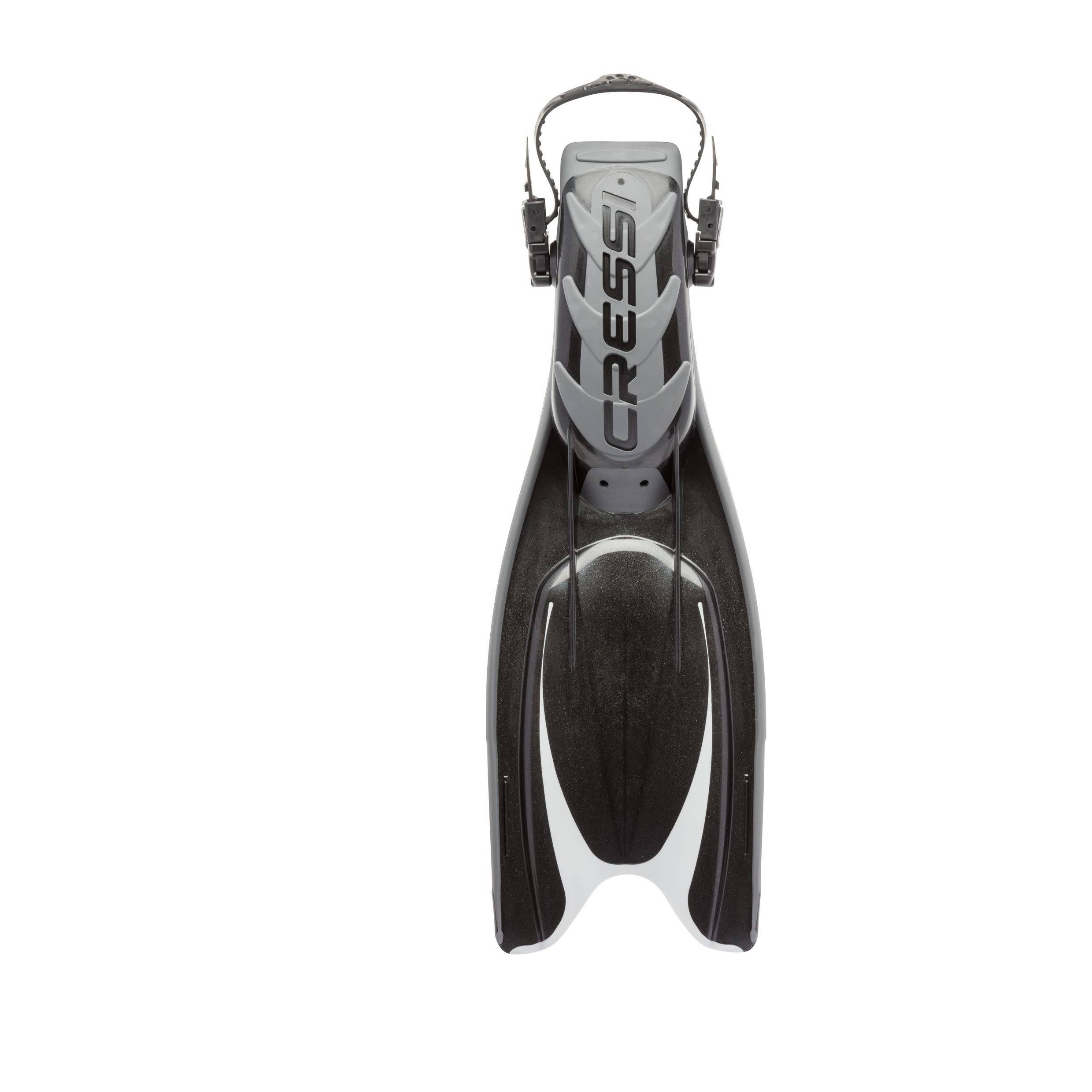 cressi frog plus open heel fins silver back