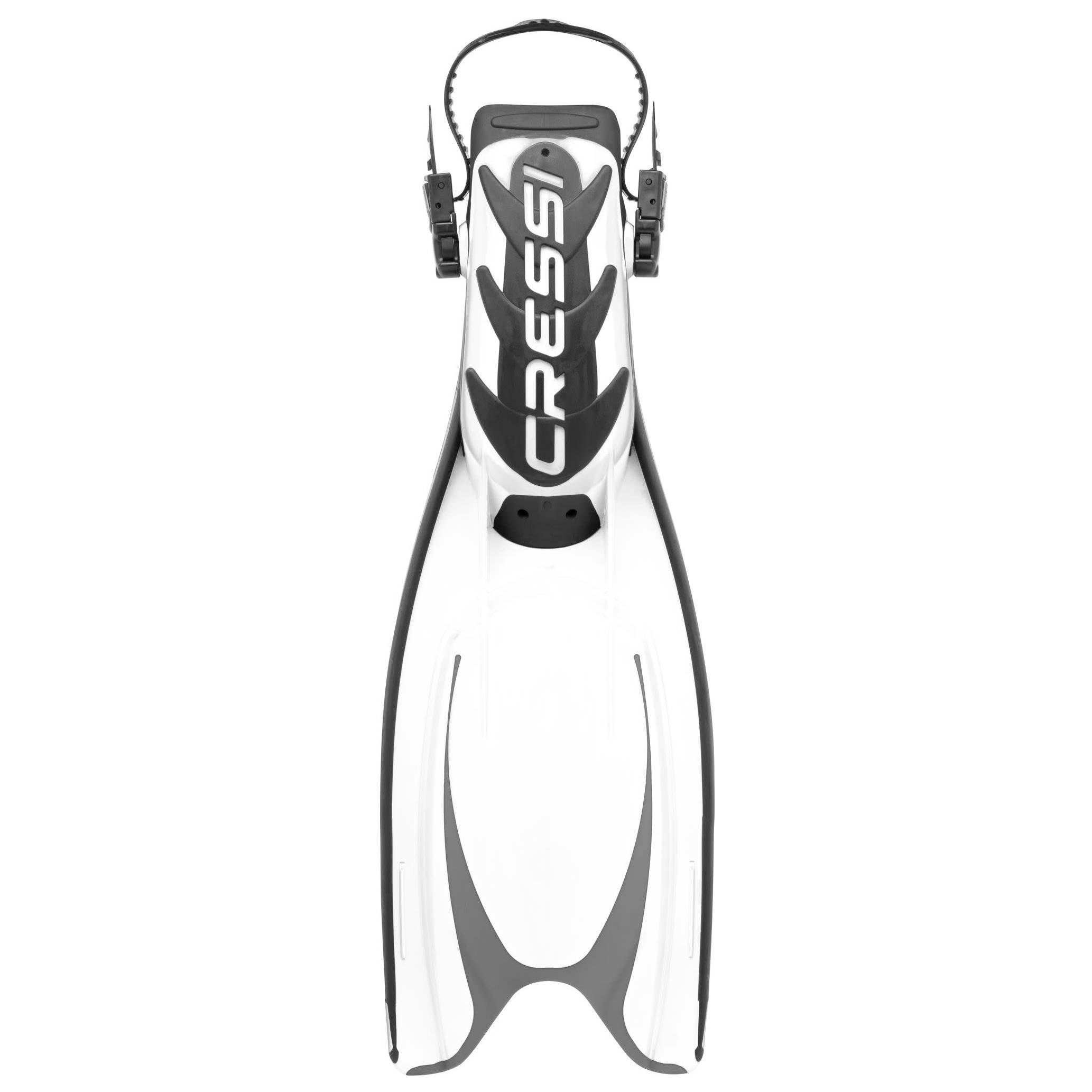 cressi frog plus open heel fins white back