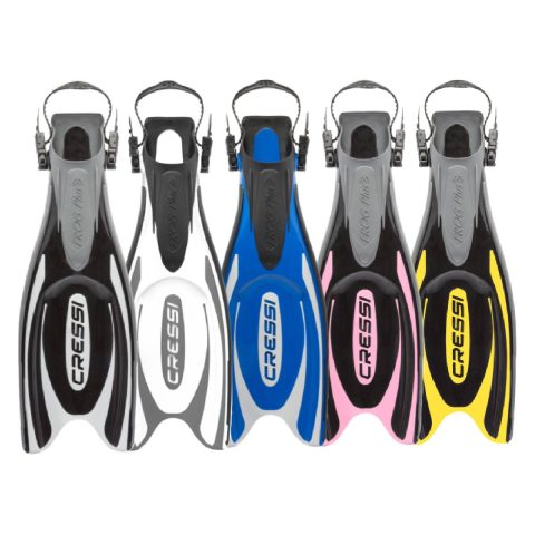cressi frog plus open heel fins all colours