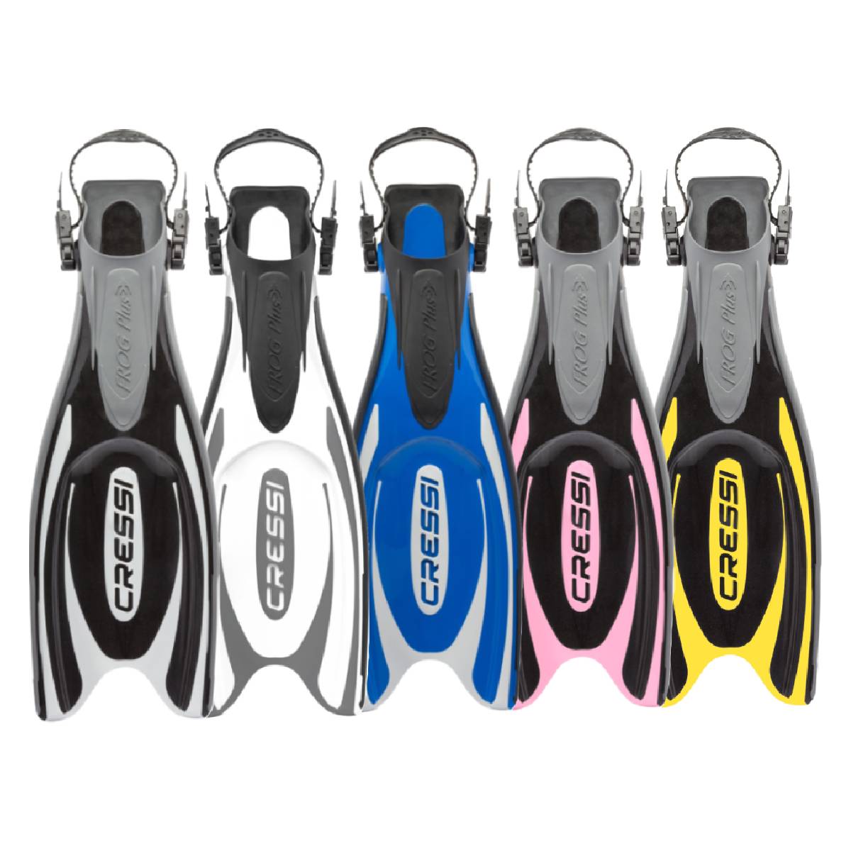 cressi frog plus open heel fins all colours