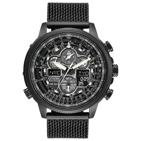 citizen watch gents eco-drive navihawk A.T front