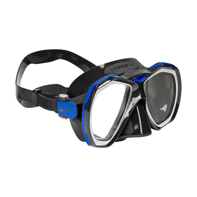 mares force x mask blue black