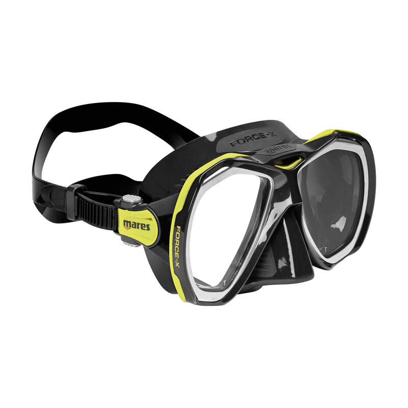 mares force x mask black yellow