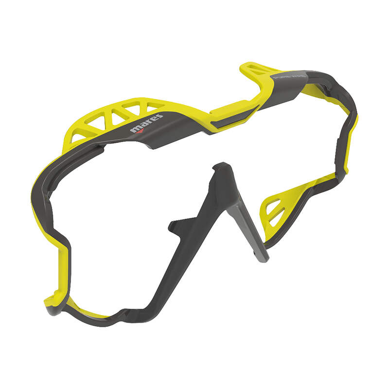 mares pure wire frame yellow grey
