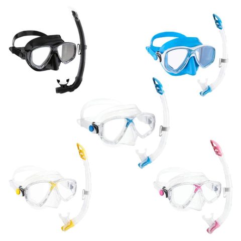 cressi marea and gamma mask and snorkel set all colours