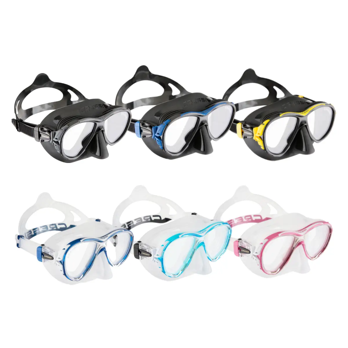 cressi naxos mask all colours