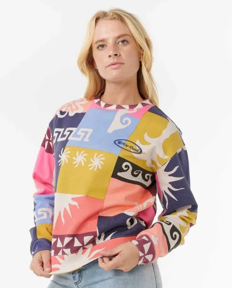 rip curl womens keepsakes crew jumper torso