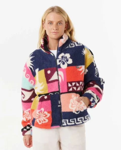 rip curl womens keepsakes polar fleece pocket