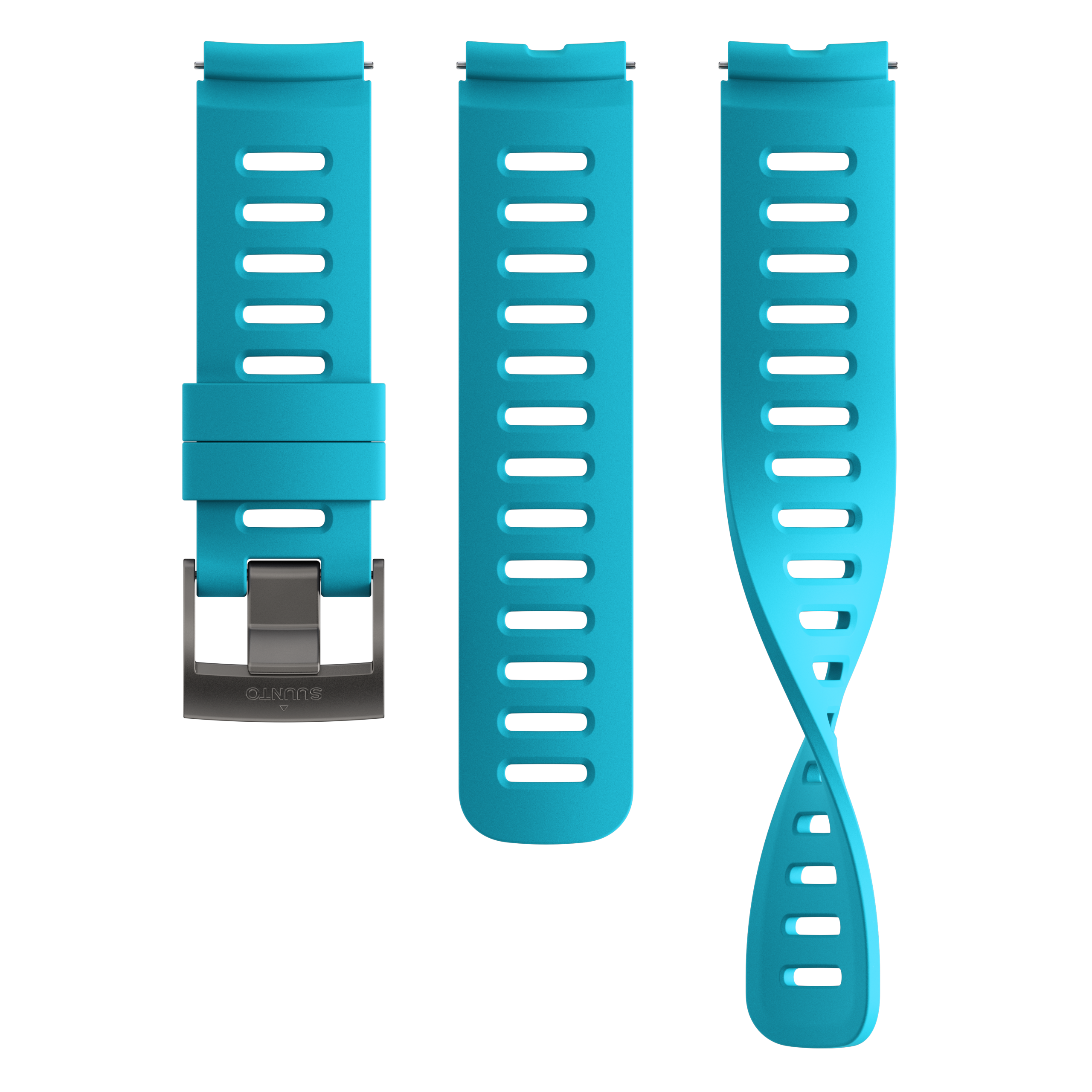 suunto 22mm ocean strap aqua blue