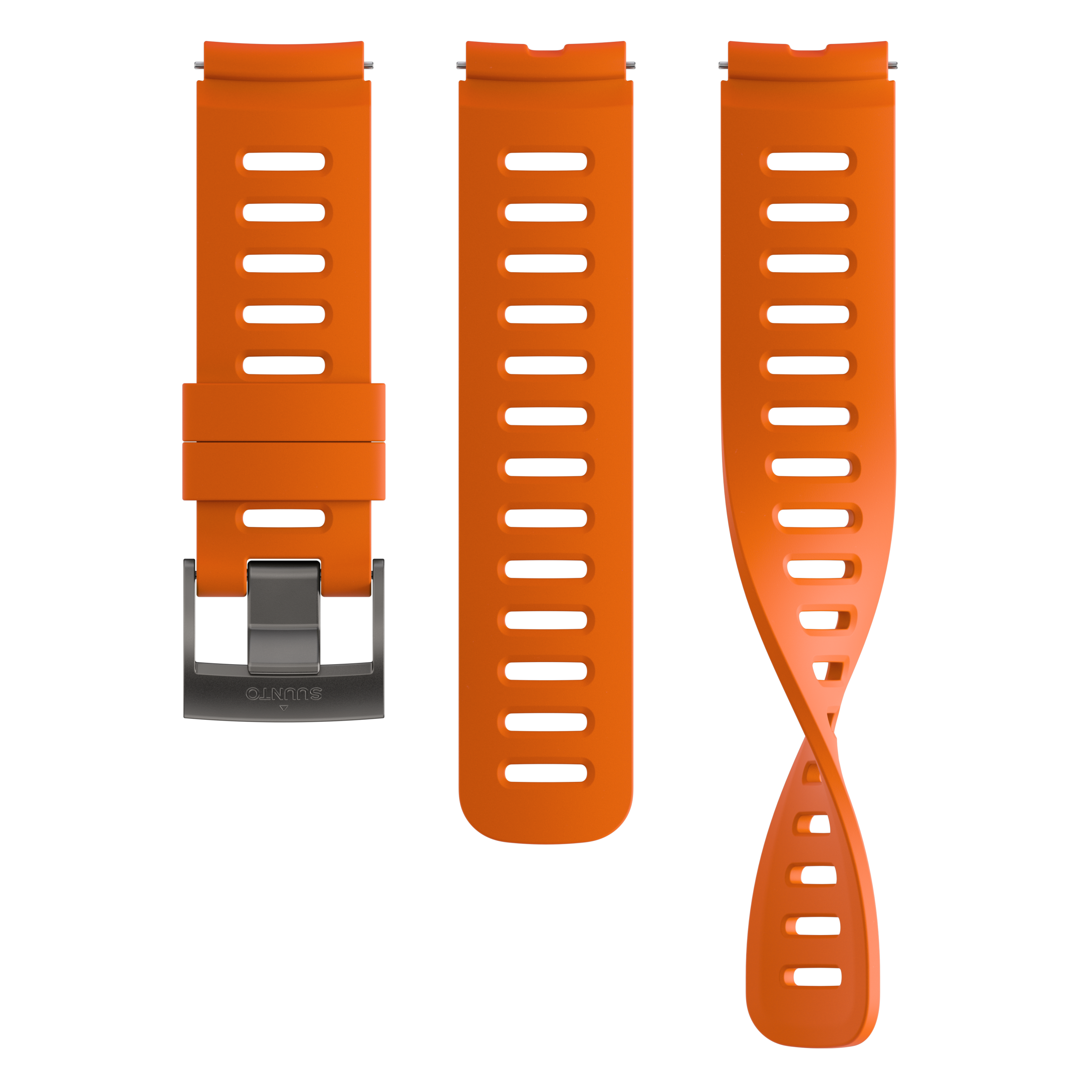 suunto 22mm ocean strap tangerine