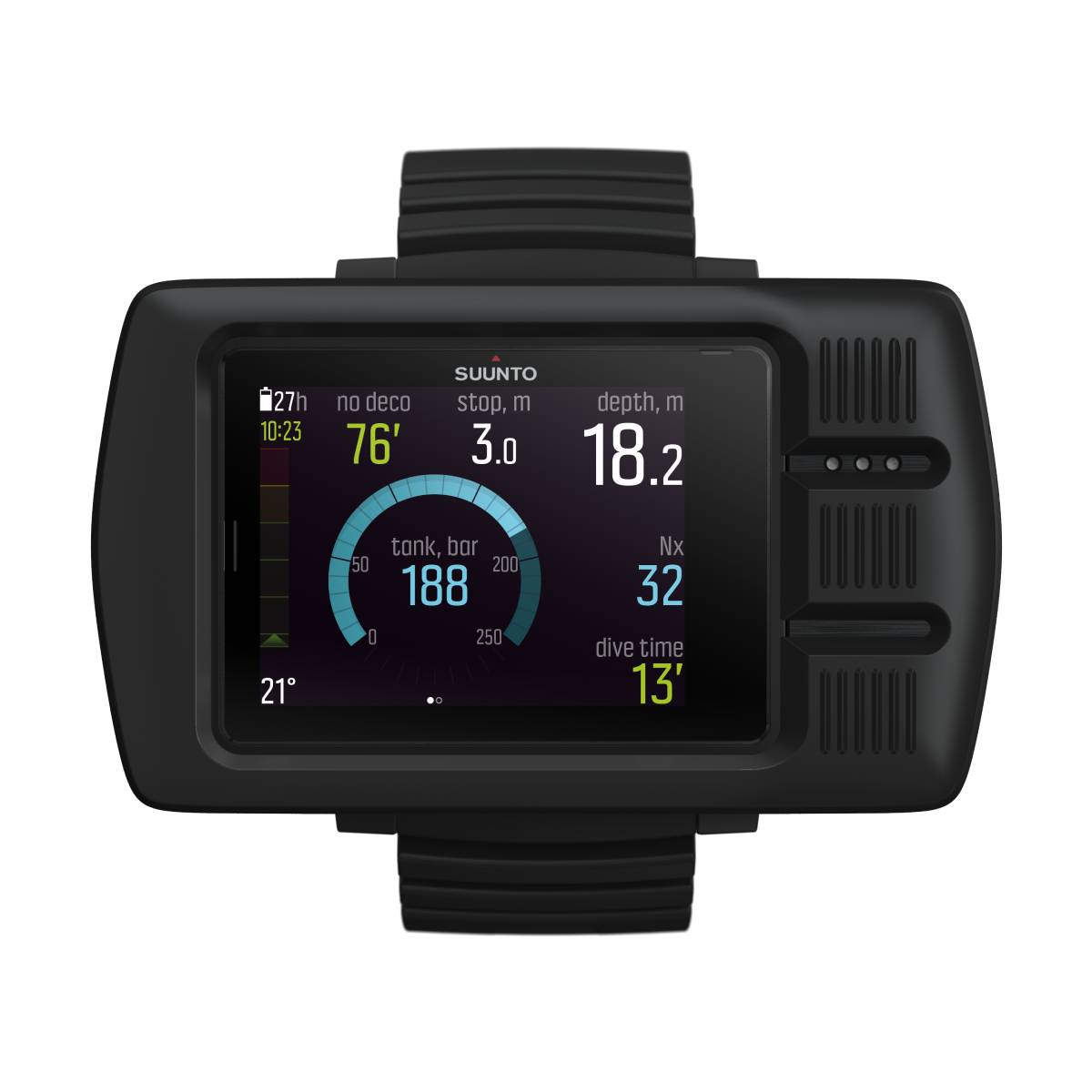 suunto eon steel black front with boot