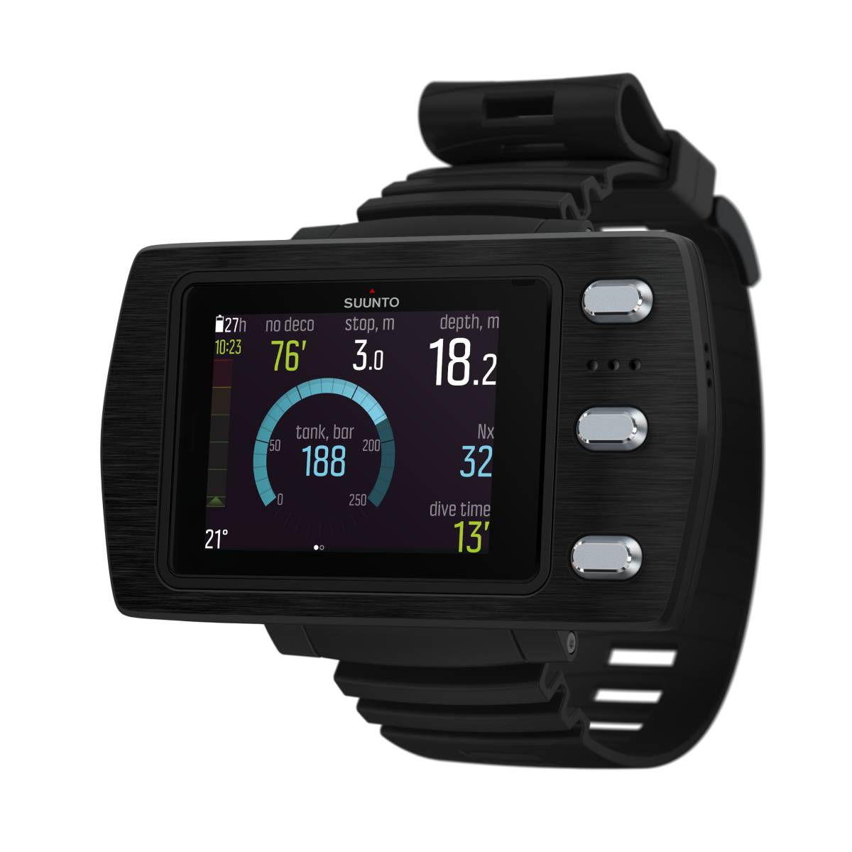 suunto eon steel black front with strap