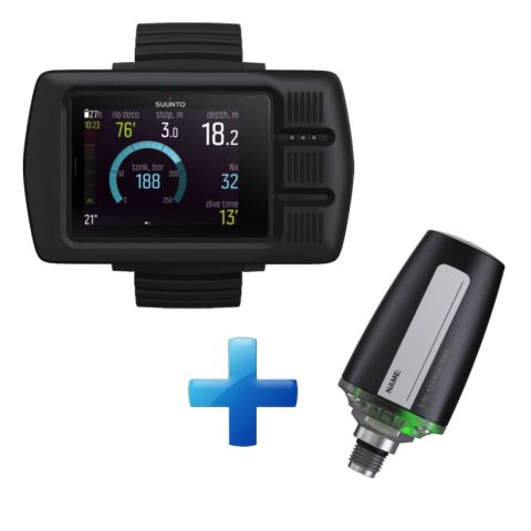 suunto eon steel black with tank pod