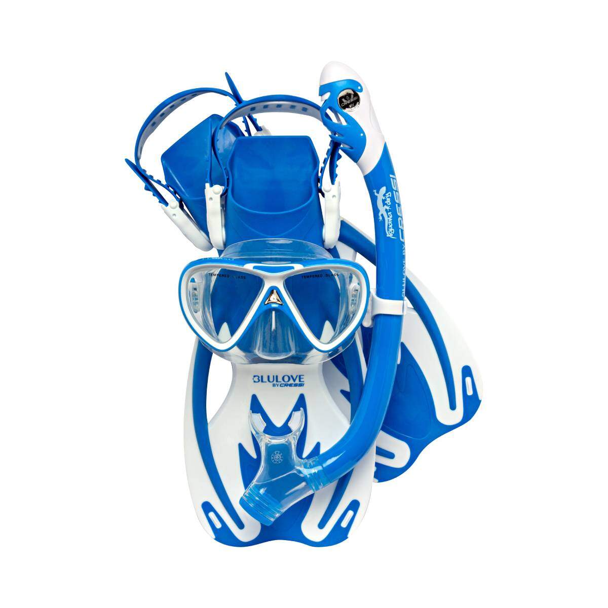 cressi junior rocks mask fins and snorkel blue